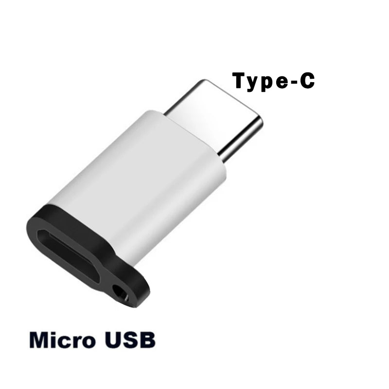 USB Type-C Adapter Type C To Micro USB Female To Male Converters For Xiaomi Samsung Charger Data Cable USBC USB C Adapter