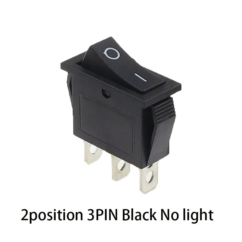 1PCS KCD3 Rocker Switch ON-OFF ON-OFF-ON 2 Position 3Pins Electrical equipment With Light Power Switch 16A 250V / 20A 125V AC