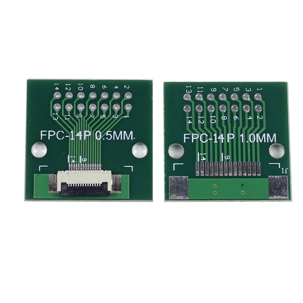 JCD 1Piece FPC/FFC Flat Cable Transfer Plate  0.5mm 1mm to 2.54mm Spacing Connector Flexible Flat Cable Adapter Board