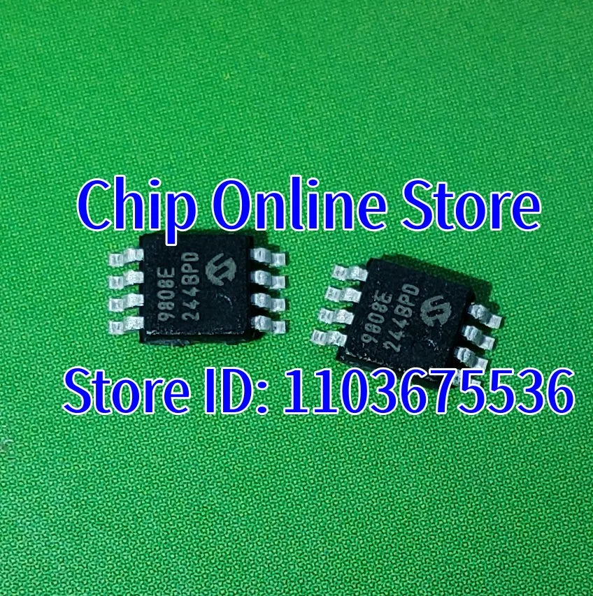 5~100pcs  MCP9808-E/MS  MCP9808T-E/MS  MCP9808  MSOP8  New Original