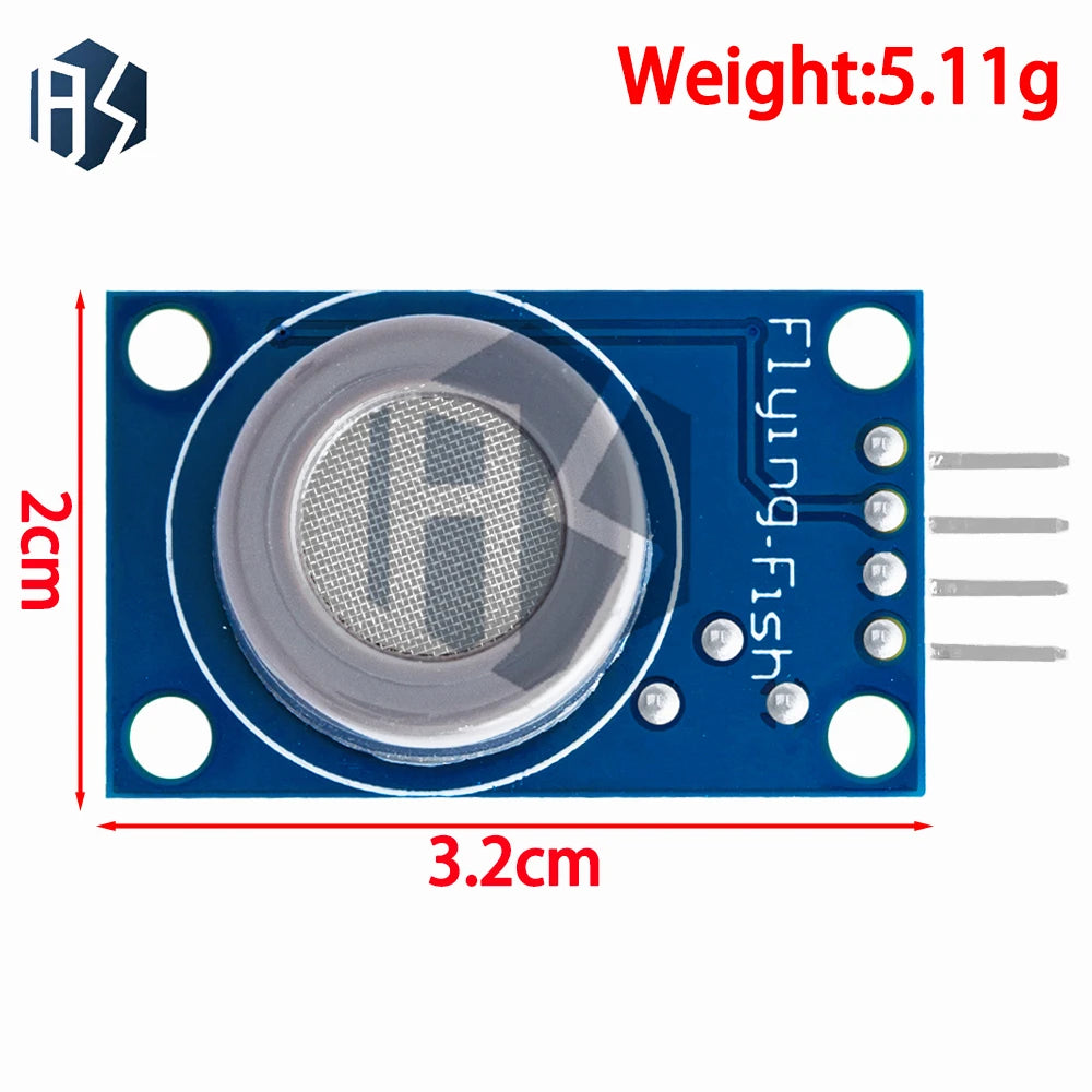 MQ Series Gas Detection Sensor Module Kit - Includes MQ-2, MQ-3, MQ-4, MQ-5, MQ-6, MQ-7, MQ-8, MQ-9, and MQ-135 for Gas Sensing