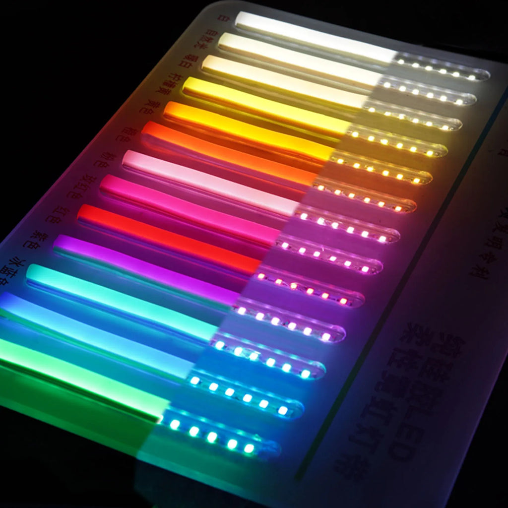 6mm 8mm 12mm S Bendable Separate Flexible Silicone Neon 3528SMD Led Strip 12V For LED Neon Sign Waterproof IP67