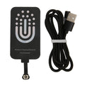 Protable Thin Wireless Charging Receiver Type C Magnetic Suction Dual Purpose Wireless Charging Receiver Wireless Charging Patch