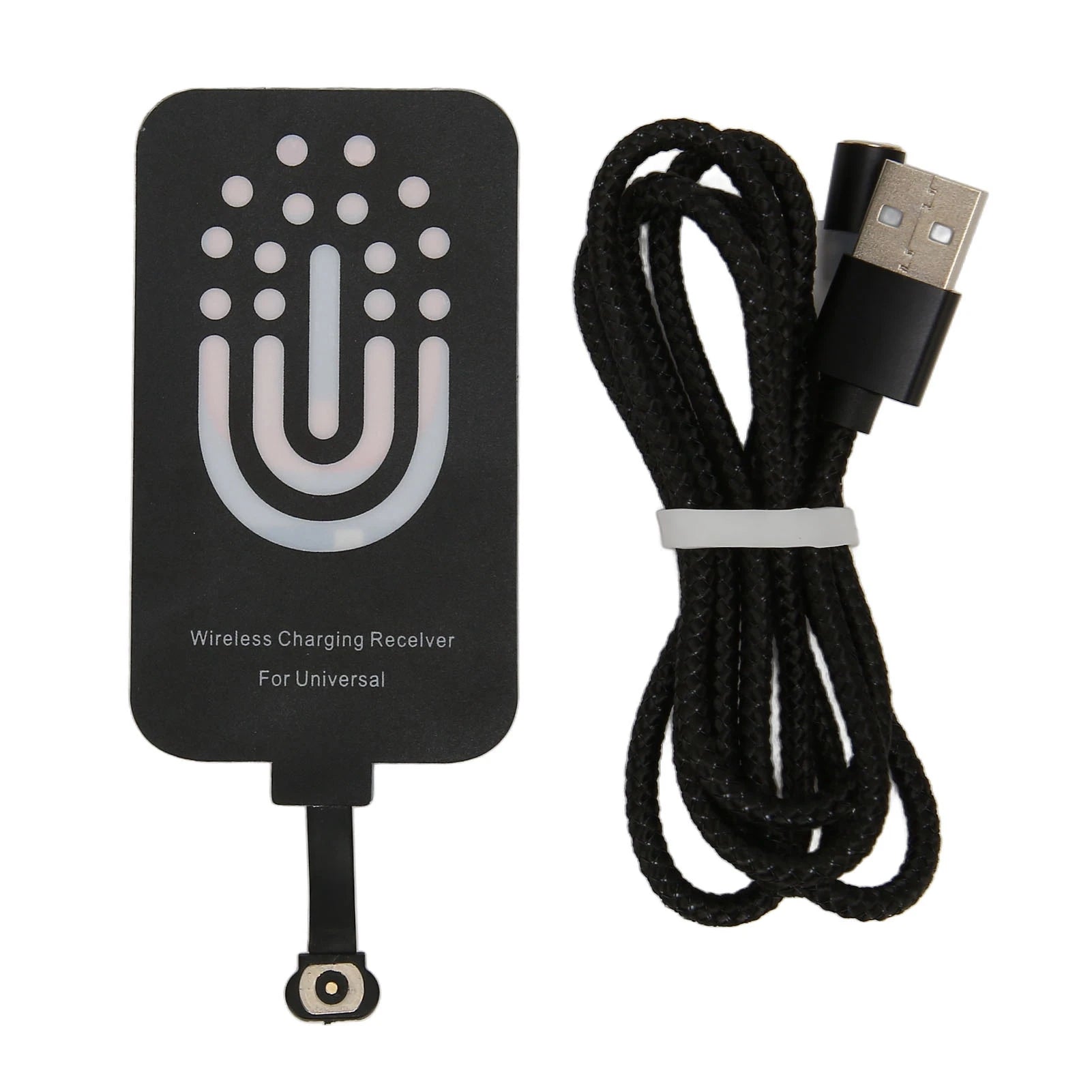 Protable Thin Wireless Charging Receiver Type C Magnetic Suction Dual Purpose Wireless Charging Receiver Wireless Charging Patch