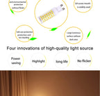 Brightest G9 LED Lamp AC220V 3W 5W 7W Ceramic SMD2835 LED Bulb Warm/Cool White Spotlight Replace Halogen Light Consignment