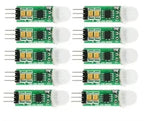 1-10PCS HC-SR501 SR505 Mini IR Pyroelectri Infrared PIR Motion Human Sensor Automatic Detector Module AM312 Sensor DC 2.7 to 12V