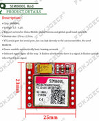 SIM800L GPRS GSM Module Micro SIM Card Core Quad-band TTL Serial Port Antenna PCB Wireless WIFI Board for Arduino Smart Phone