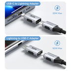 Hagibis USB C To Lightning Adapter Male to Female Charging Converter Data Transfer for iPhone 13/14 Pro Max Earphone Charging