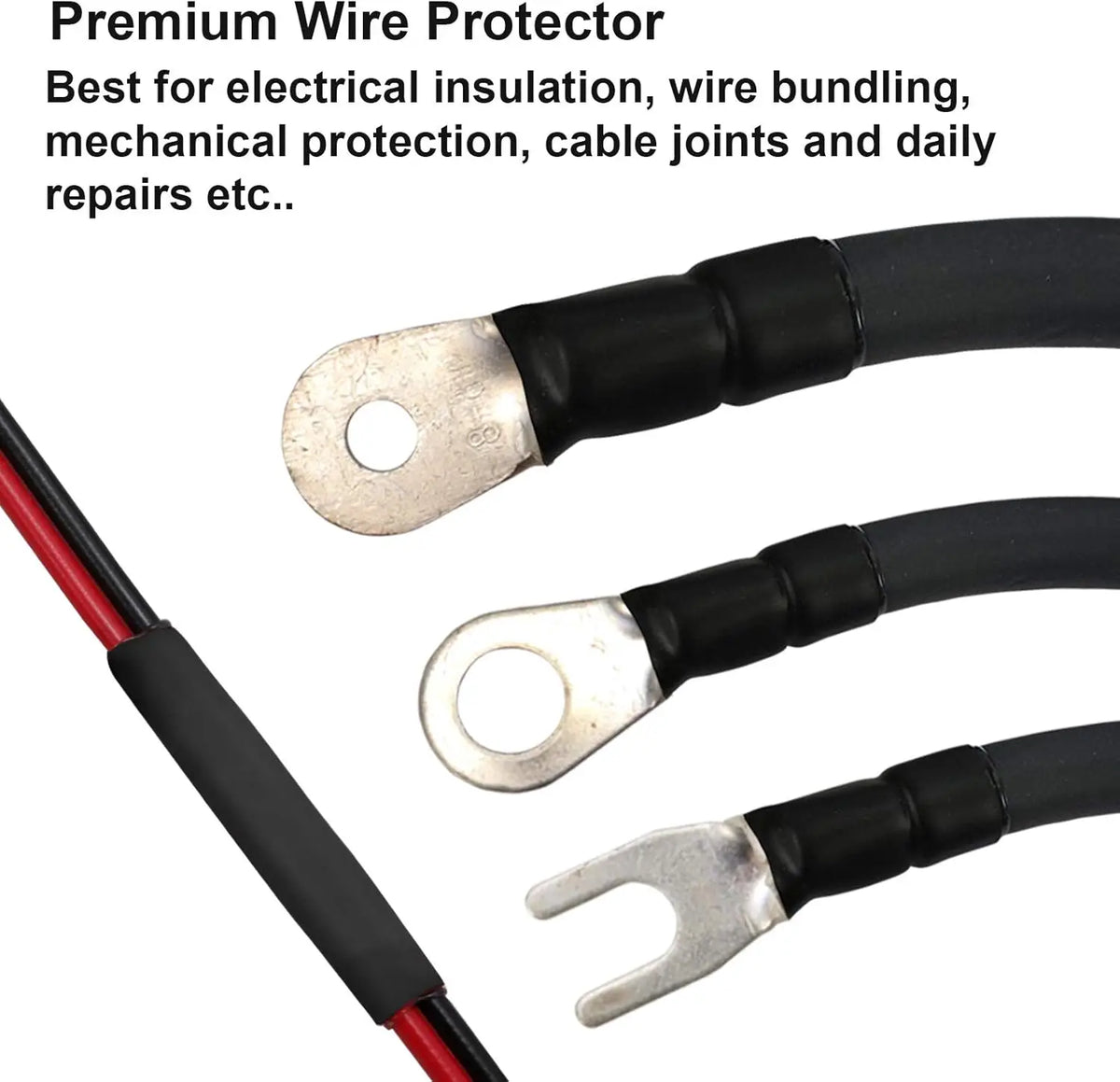 1/5M 4:1 Heat Shrink Tube With Glue Thermoretractile Heat Shrinkable Tubing Dual Wall Heat Shrink Tubing 4 6 8 12 16 24 32 52 72