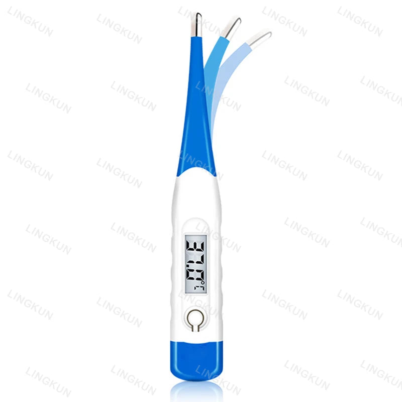 Thermometer for Adults, Soft Head Digital Oral Thermometer for Fever, Basal Thermometer with 15 Seconds Fast Reading
