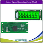 Surenoo 6-Digit "8 8 8.8.8.8" 7 Segment Digital 5V  LCD Module Display Screen Panel build-in HT1621 Controller w/ Backlight