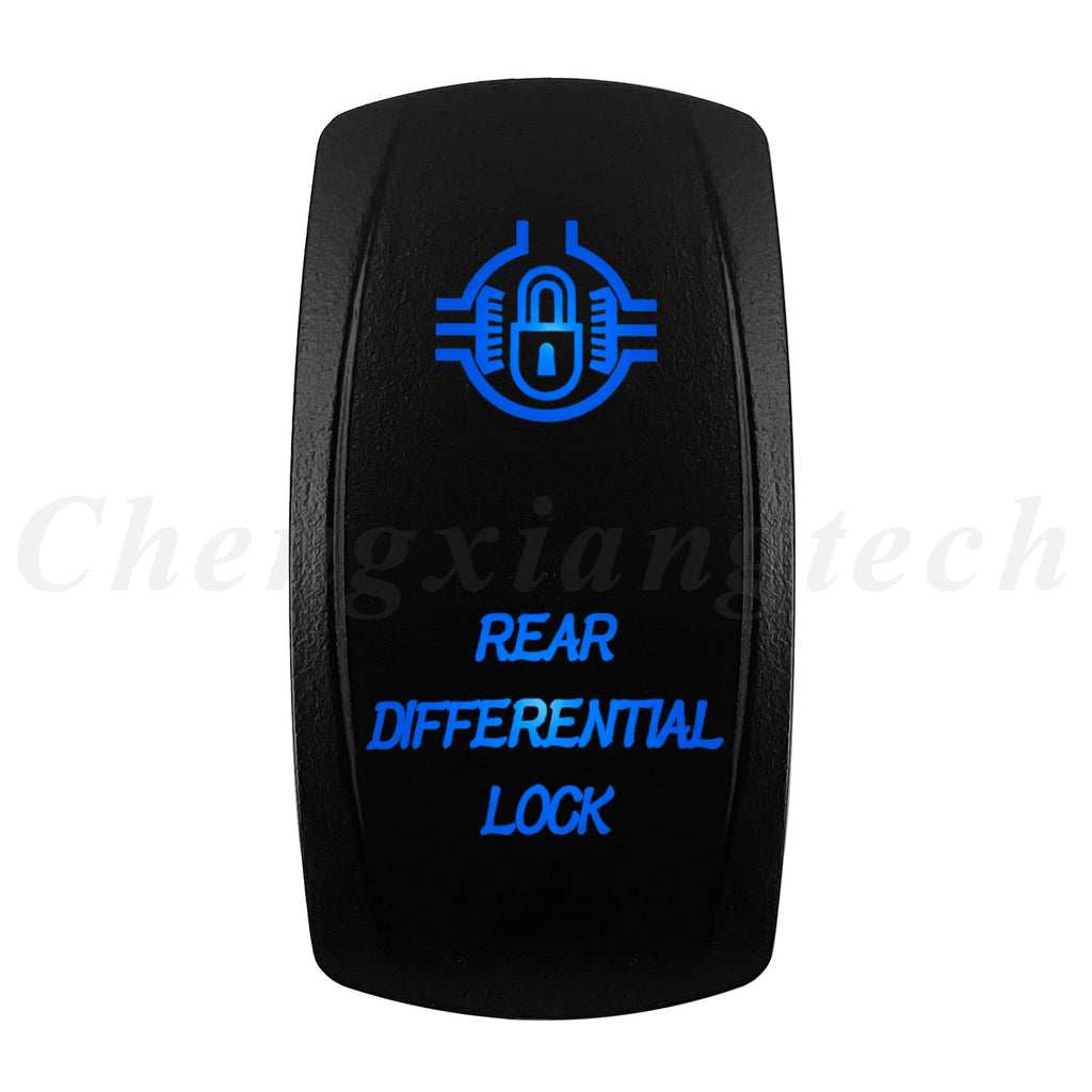 12V 20A Blue Led Car Boat Laser Rocker Switch ON OFF, (ON) OFF, ON OFF ON, (ON) OFF ON, (ON) OFF (ON) Waterproof