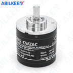 ABILKEEN E6B2 Series 40MM Incremental Rotary Encoder with 6MM Solid Shaft 100~5000 PPR Pluse Magnetoelectric Rotary Encoder