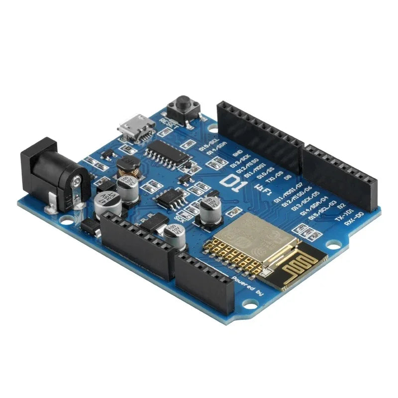 ESP-12E WeMos D1 UNO R3 CH340 CH340G WiFi Development Board Based ESP8266 Shield Smart Electronic PCB For Arduino Compatible IDE