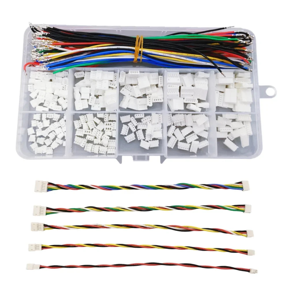 JST ZH 1.5mm Pitch Extension Cable Male Female Connector 2/3/4/5/6 Pin Housing Adapter with 28AWG Pre-Crimped Silicone Wire 15cm