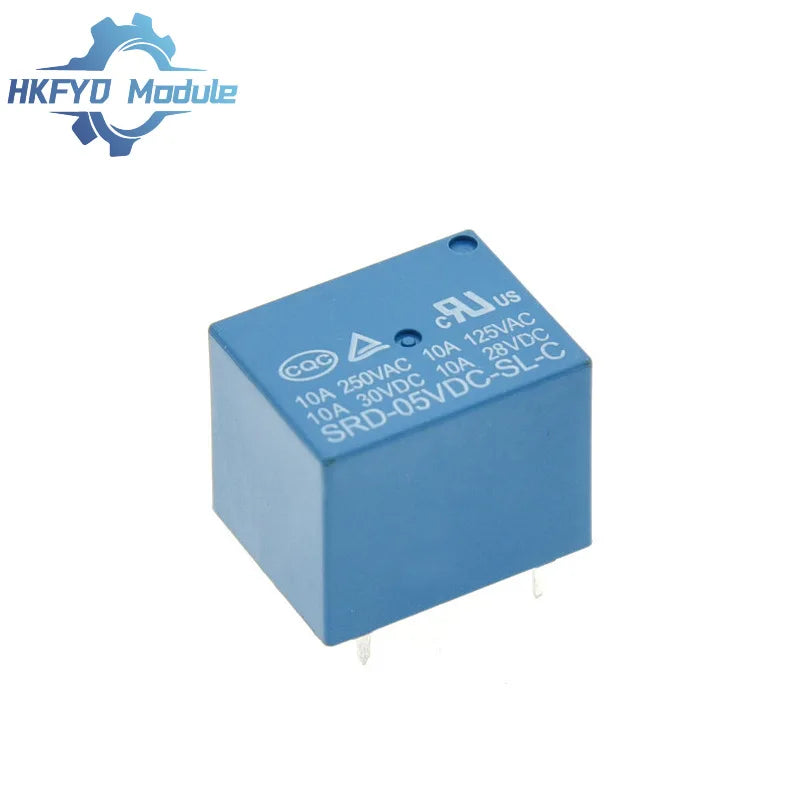 5/10/20/50PCS Relays SRD-05VDC-SL-CSRD-24VDC-SL-C SRD-12VDC-SL-C 3V 5V 6V 9V 12V 24V 48V 10A 250VAC 5PIN