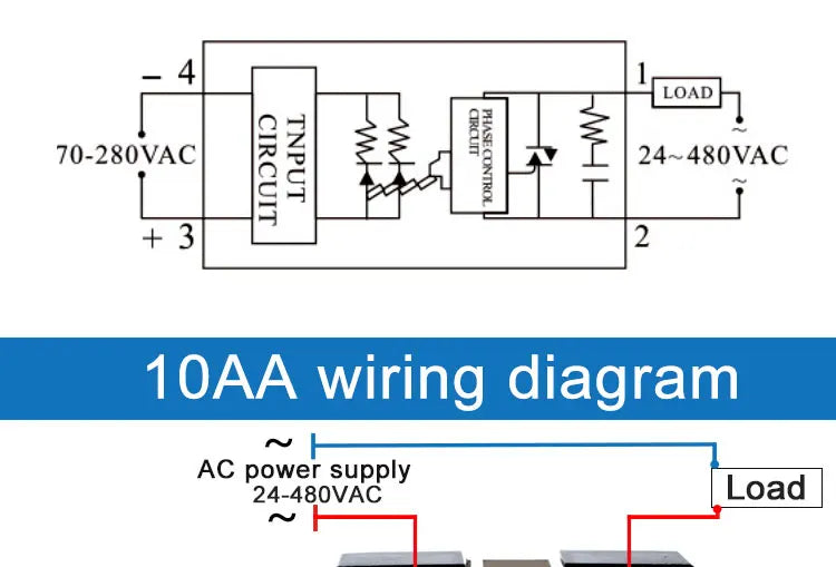 LCTC SSR Solid State Relay 10A 25A 40A 60A 80A 100A 120A 200A 240A Single Phase Control Relay DC TO AC DC TO DC AC TO AC 3-32VDC