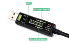 Industrial Grade USB to RS232/485 Serial Cable (C), 2m, Supports 3.3V/5V, Original FT232RNL Chip