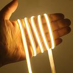 5mm 8mm PCB COB LED Light Strip Free Cut 12V 24V With 2PIN Wire DC Plug 400LEDs/m 3000k 4000k 6000k Flex Lamp 0.5m 1m 5m 10m 20m