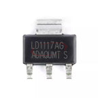20PCS LD1117AG LD1117-ADJ LD1117-5.0 LD1117-3.3 LD1117-2.5 LD1117-1.8  LD1117-1.2 SOT-223 Low Dropout Linear Regulator Chip IC