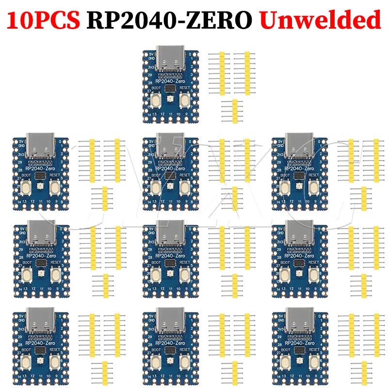 RP2040-Zero RP2040 Microcontroller PICO Development Board Dual-core 264KB Cortex M0+ Processor 2MB Flash