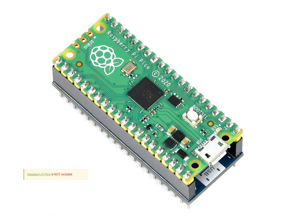 Waveshare Precision RTC Module for Raspberry Pi Pico,Onboard DS3231 Chip,Onboard Female Pin Header For Direct Attaching