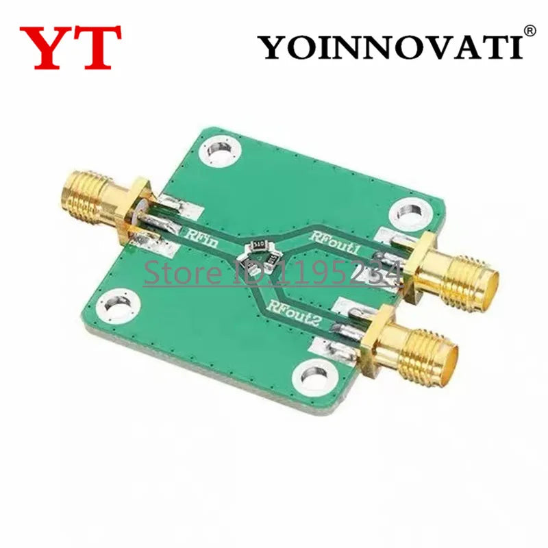 RF Power Splitter RF Microwave Resistance Power Divider Splitter 1 to 2 Combiner SMA DC-5GHz Radio Frequency Divider 6dB 50ohms