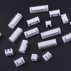 50Pcs JST XH2.54 2/3/4/5 Pin Terminals Plastic Shell Male Plug + Female Socket Wire Connector XH 2.54 2P 3P 4P 5P 6P 7P 8P9P 10P