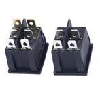 50PCS/LOT Factory Supply KCD2 Mini Rocker Toggle Switch Dual Push Button ON-OFF Plastic Rocker Switch with LED Light 16A250VAC