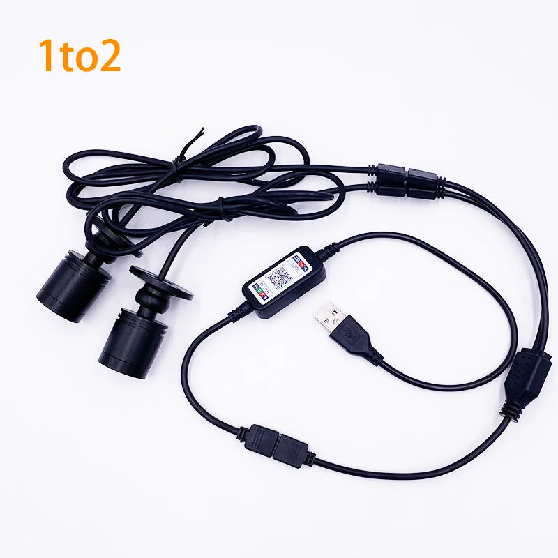 Dimmable LED Smart Bluetooth APP Control RGB Led Downlight for Wine Counter Display Kit Garage Display Case Shelf Mini Spotlight
