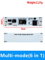 Touch Switch Capacitive Module 5V-24V 3A LED Dimming Control Lamps Active Components Short Distance Scan Sweep Hand Sensor Touc