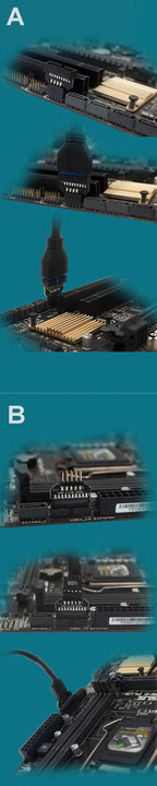 1PCS Front Panel Plug Connector USB3.0 19-pin To USB 9Pin Adapter For Motherboard