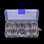 72PCS 6*30MM 0.5A-30A Glass Fuse Tubes 250V Box 0.5A 1A 2A 3A 5A 10A 15A 20A 30A 6X30