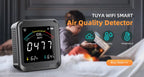 CO2 Infrared NDIR Sensor Air Quality  Detector Carbon Dioxide Temperature Humidity  Monitor Indoor Meter Digital Gas Analyzer