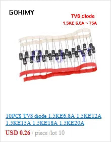 20pcs 1W Metal film resistor 1% 1R ~ 1M 1 2 10 22 47 100 330 ohm 1K 4.7K 10K 22K 47K 100K 330K 470K 2R 10R 22R 47R 100R 330R
