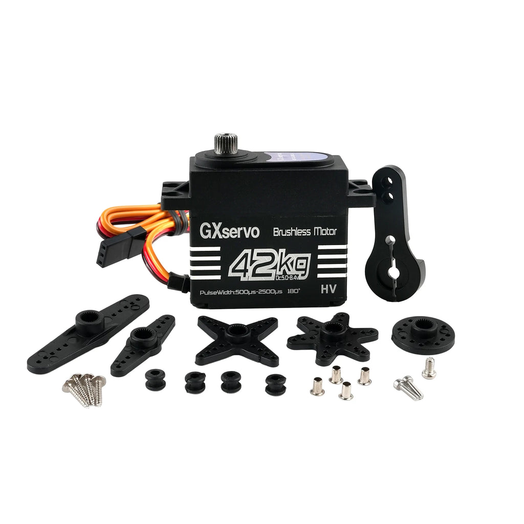 42KG QY3242BLS High Torque Digital Servo Metal Gear 270/180 Degree Angle Controllable Brushless Motor Servos DIY Toy Model Parts