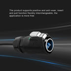 CNLINKO M24 Fiber Optic Connector LC High Performance Single Mode Conenctor Quick Assembly Waterproof IP68 for Networking FTTH
