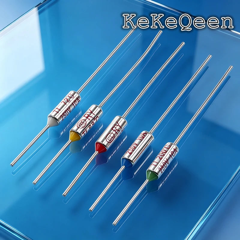 10PCS TF RY- (65C~100C~125C~184C/185C~285C Degree) 250V 10A Metal Shell Temperature Fuse for Electric Cooker Pressure Cooker