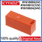 2Pcs/lot New  RY610005 5VDC RY610012 12VDC RY610024 24VDC 8A/250VAC 5PINS Power Relay