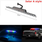 Car Emergency Light Solar RGB Car Strobe Warning Lights Multifunction Decoration Anti-Collision Night Driving Safety Lamp