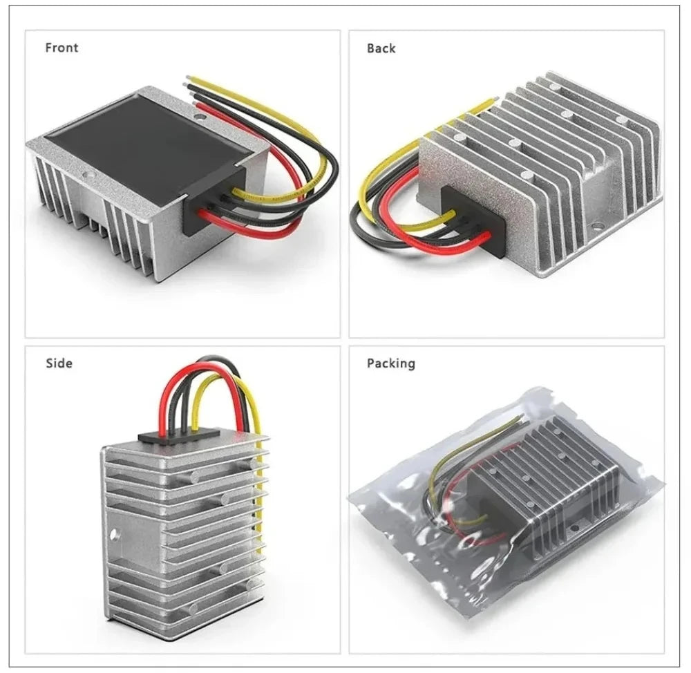 9-36V to 12V/13.8V/15V/19V/20V/24V/28V 5-30A Boost Buck DC Converter Voltage Stabilizer Supply Regulator Module for Cars Solar