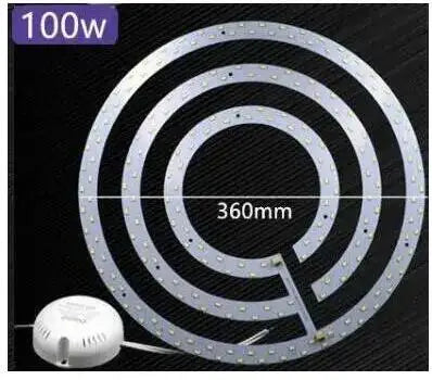 Ceiling Light LED Panel  6W 12W 15W 18W 24W 36W 80W 100W Circle Ring Light 220V SMD 5730 Round Ring LED Retrofit Board Light