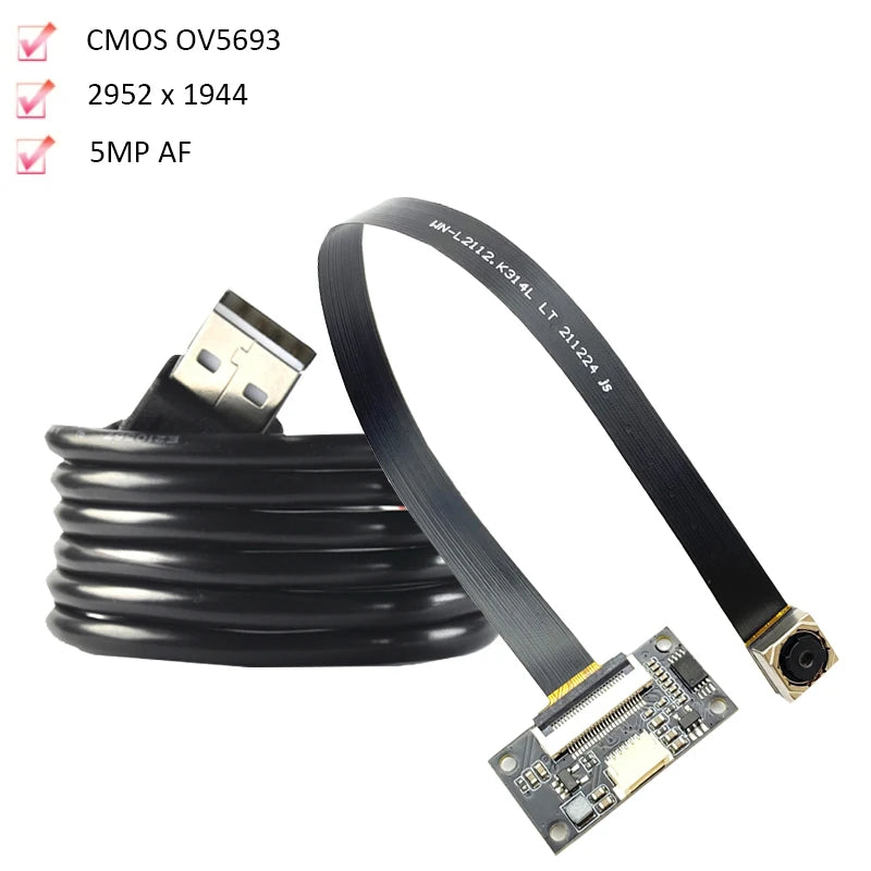 IMX258 /OV5693 Customized 4K 12MP HD USB2.0 Camera Module High Speed AF/FF 30FPS MJPEG, YUY2 for Production Vision