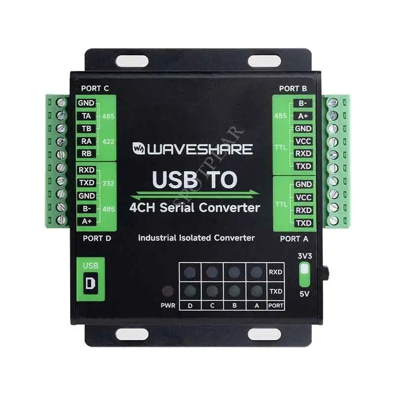Industrial Converter USB TO 4CH RS232/485/422/TTL Serial UART FT4232HL