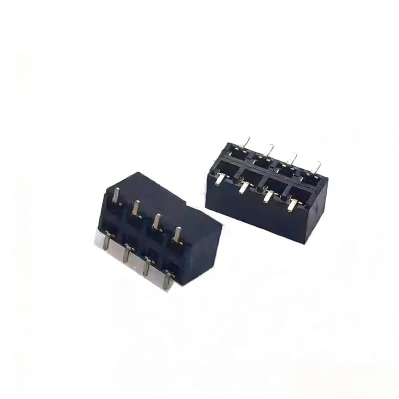 100pcs 2.54mm PH5.0 SMD wt Alignment Pin 2X3/4/5/6/7/8/10P Short Profile PH5 Dual Row Goldplate Rohs PCB Female Header Connector