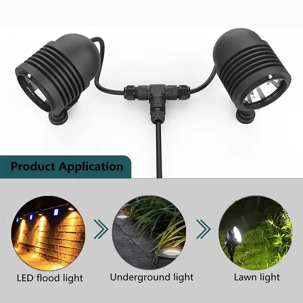 IP68 Screwless Lever Waterproof Outdoor T Shape 3P Junction Box 3Way 4-11mm 450V24A CE Electrical Quick Release Cable Connector