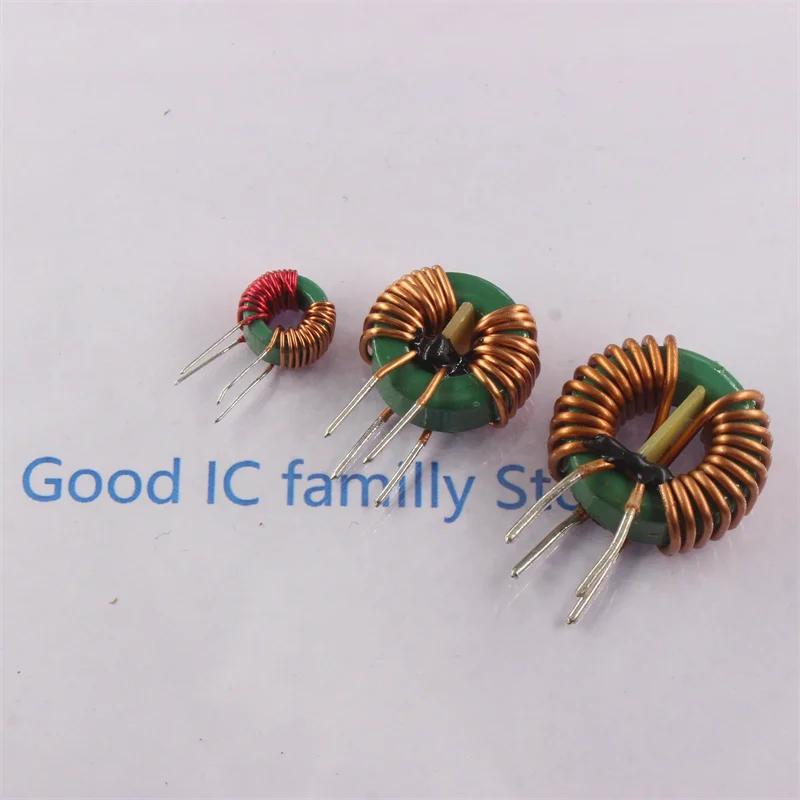 Common mode inductor 100uH 500uH 1mH 2mH 5MH 10MH 20MH 30MH 9X5X3MM 10X6X5MM 12X6X4MM 14X9X5MM DIP plug-in magnetic ring filter