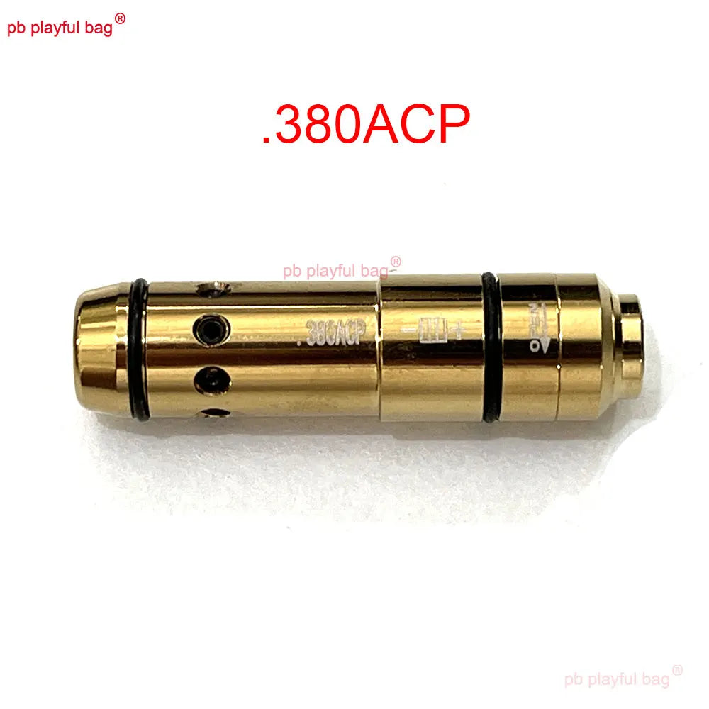 Outdoor Sports Tactical Red Laser Cartridge Bore Sighter .223Rem 40S&W 45ACP 9mm Training 2MW Laser Bullet Toy Accessories QG542