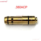 Outdoor Sports Tactical Red Laser Cartridge Bore Sighter .223Rem 40S&W 45ACP 9mm Training 2MW Laser Bullet Toy Accessories QG542