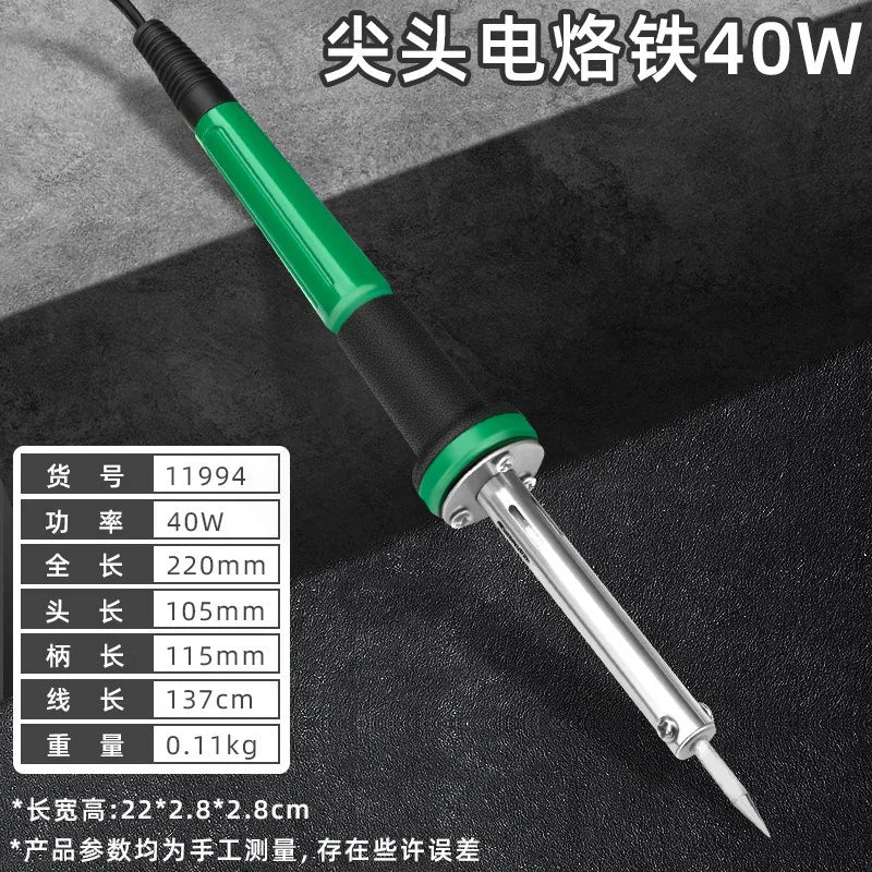 Tuosen 30/40/60/80/100/150W high-power soldering iron with pointed flat head soldering iron 200-240V